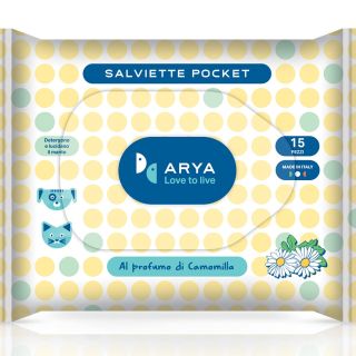 Salviette detergenti pocket alla camomilla